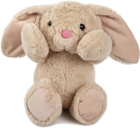 TCBunny Baby Bunny Bedtime Stuffed Animal Plush Easter Stuffers Toy Gifts 11" for Girls, Boys, Kids, Coco (Beige)