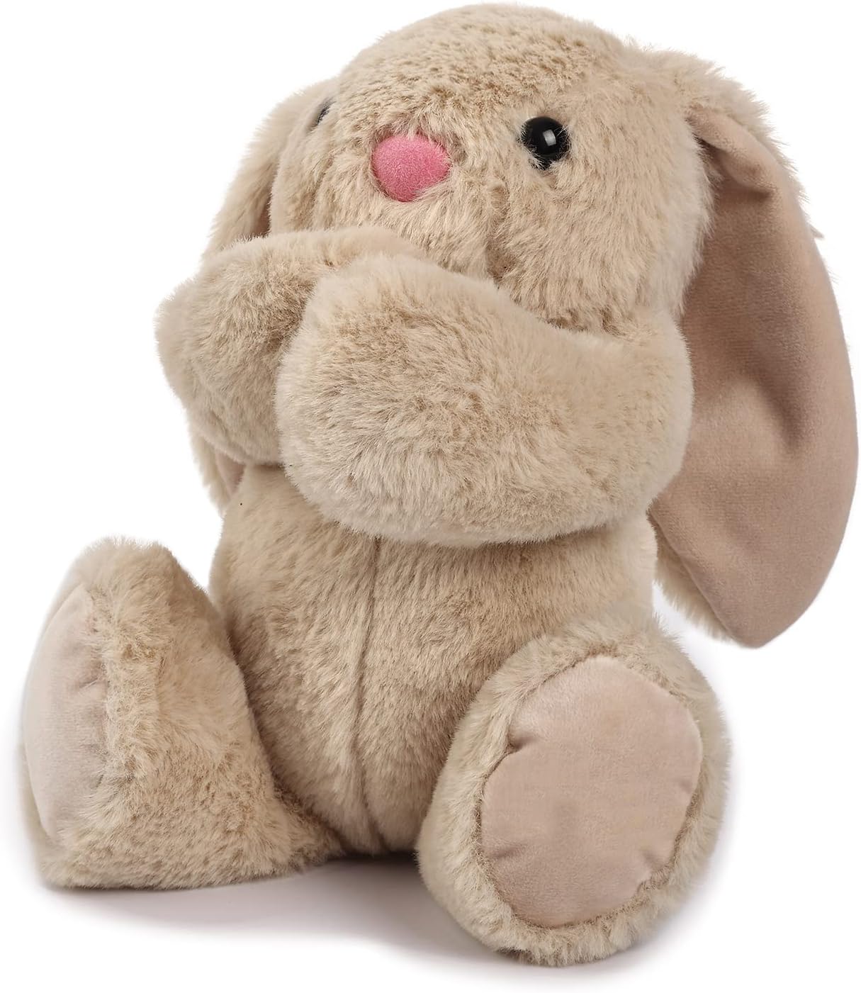 TCBunny Baby Bunny Bedtime Stuffed Animal Plush Easter Stuffers Toy Gifts 11" for Girls, Boys, Kids, Coco (Beige)