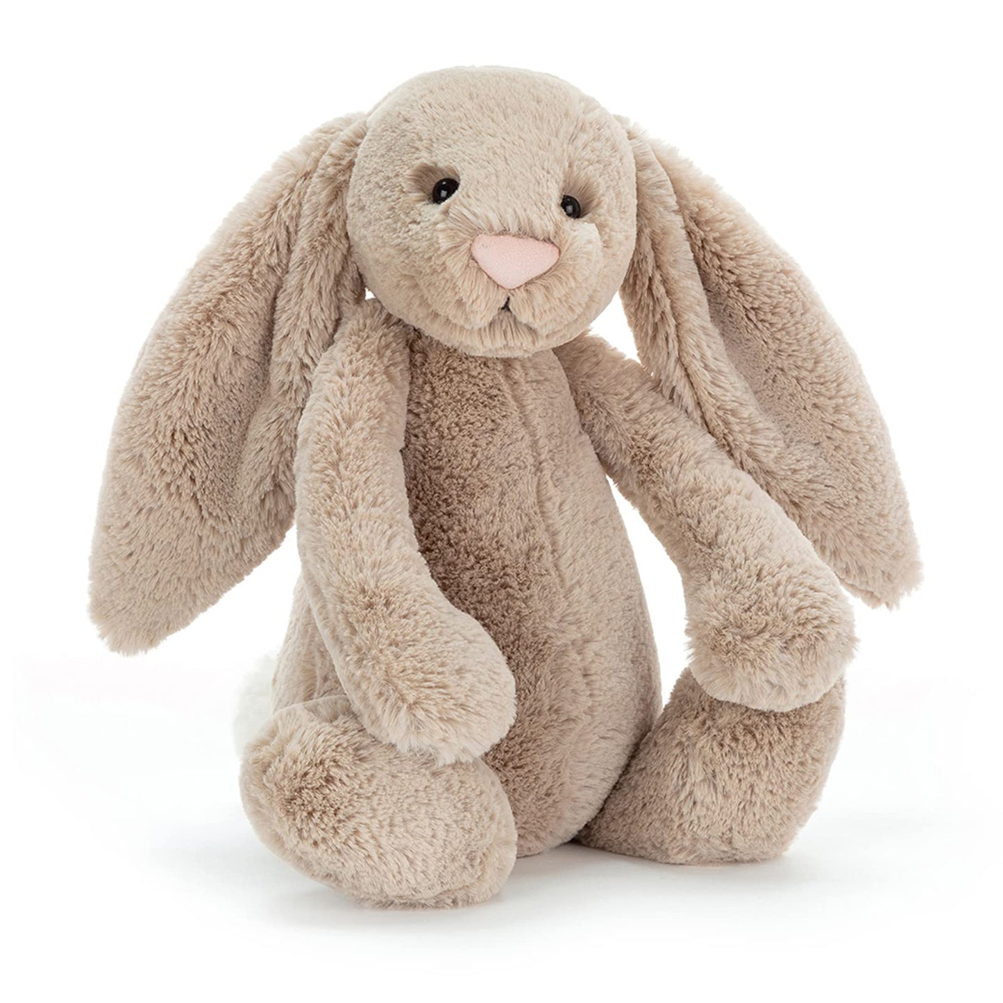 Jellycat Bashful Beige Bunny Stuffed Animal, Medium 12 inches - Rabbit and Bunny Plush Toy - Classic Children's Gift